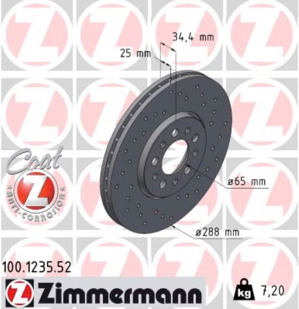 Zimmermann Δισκόπλακα - 100.1235.52