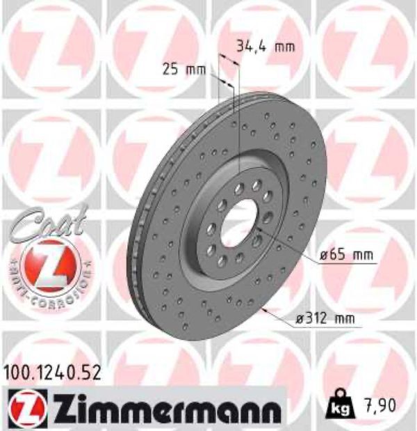 Zimmermann Δισκόπλακα - 100.1240.52