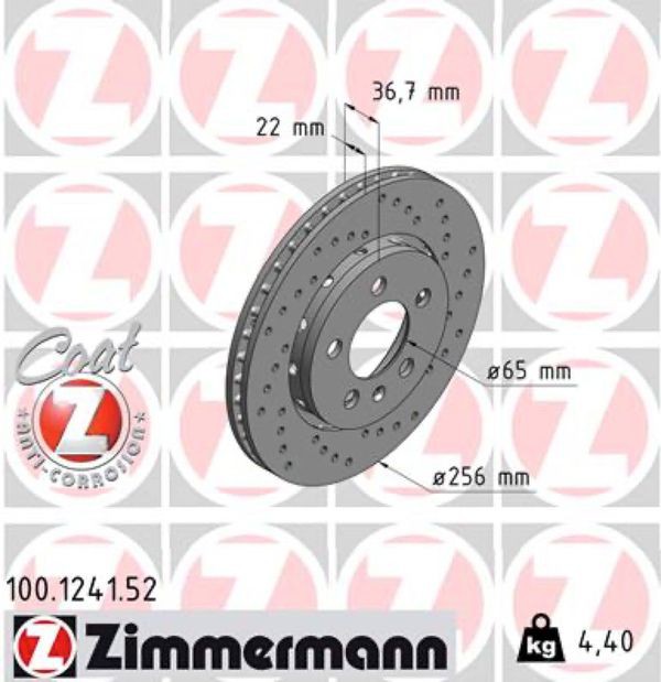 Zimmermann Δισκόπλακα - 100.1241.52