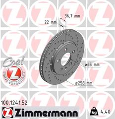 Zimmermann Δισκόπλακα - 100.1241.52