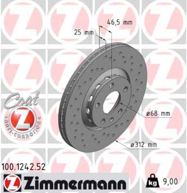 Zimmermann Δισκόπλακα - 100.1242.52