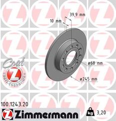 Zimmermann Δισκόπλακα - 100.1243.20