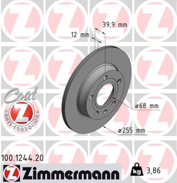 Zimmermann Δισκόπλακα - 100.1244.20