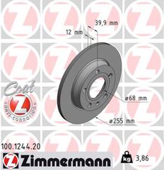 Zimmermann Δισκόπλακα - 100.1244.20