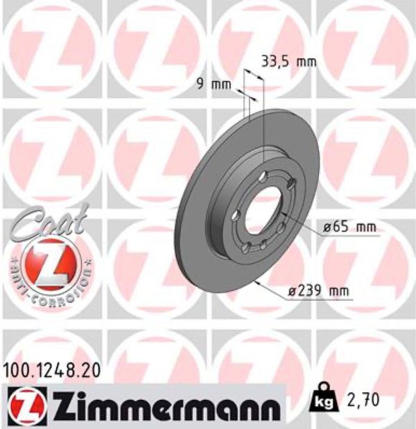 Zimmermann Δισκόπλακα - 100.1248.20