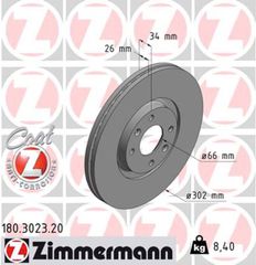 Zimmermann Δισκόπλακα - 180.3023.20