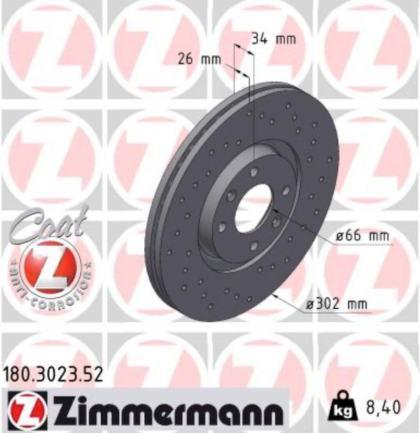 Zimmermann Δισκόπλακα - 180.3023.52