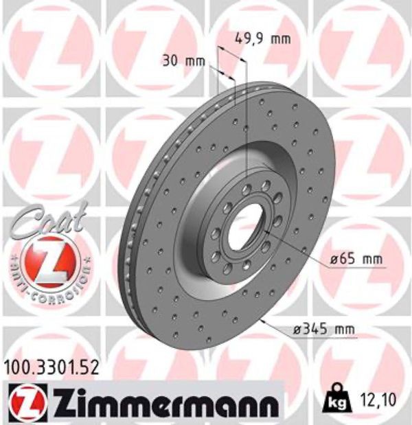 Zimmermann Δισκόπλακα - 100.3301.52