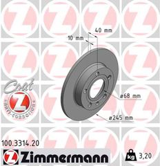 Zimmermann Δισκόπλακα - 100.3314.20