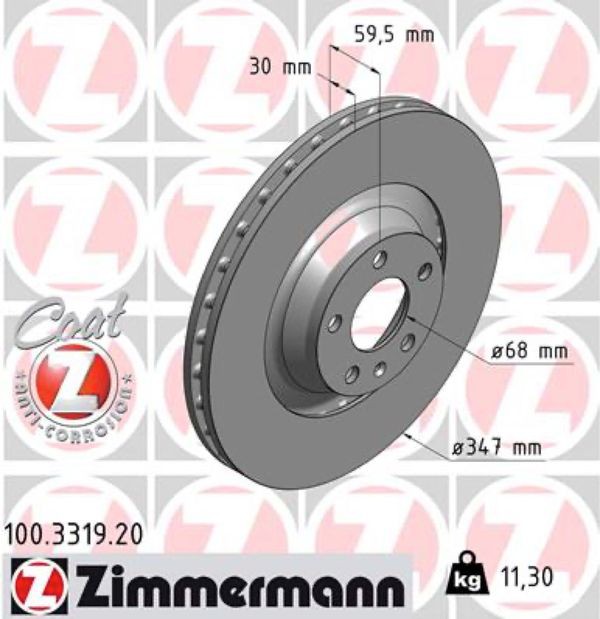 Zimmermann Δισκόπλακα - 100.3319.20