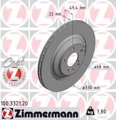 Zimmermann Δισκόπλακα - 100.3321.20