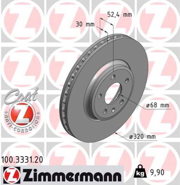 Zimmermann Δισκόπλακα - 100.3331.20