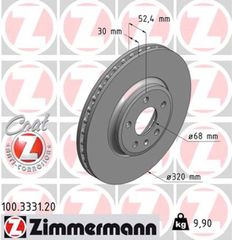 Zimmermann Δισκόπλακα - 100.3331.20
