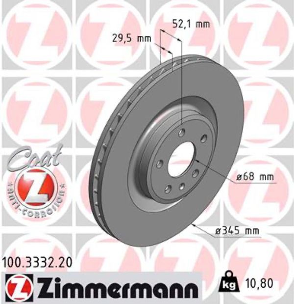 Zimmermann Δισκόπλακα - 100.3332.20