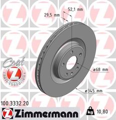 Zimmermann Δισκόπλακα - 100.3332.20