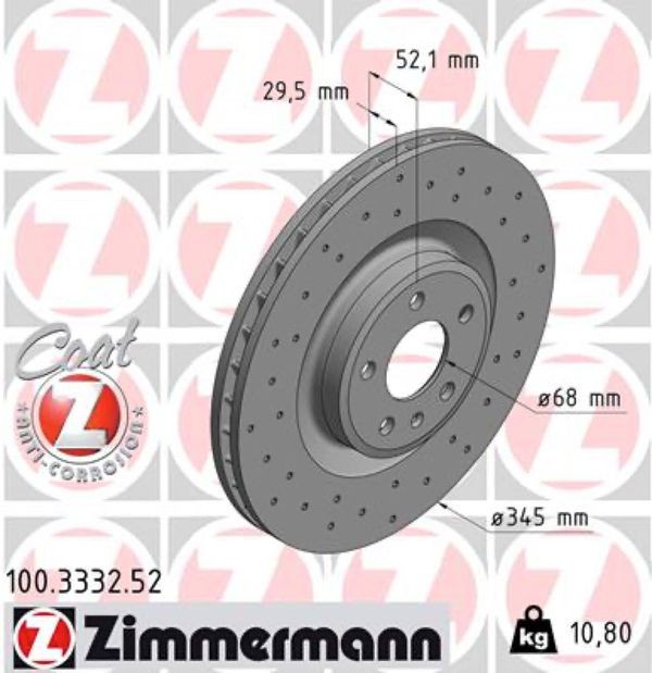 Zimmermann Δισκόπλακα - 100.3332.52