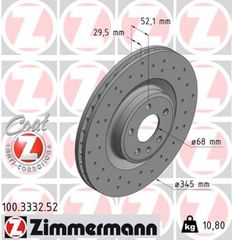Zimmermann Δισκόπλακα - 100.3332.52