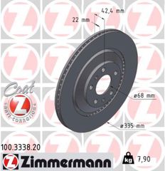 Zimmermann Δισκόπλακα - 100.3338.20