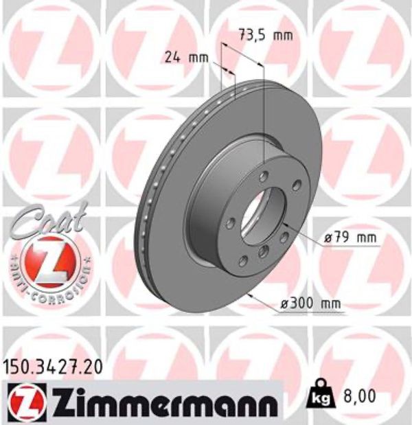 Zimmermann Δισκόπλακα - 150.3427.20