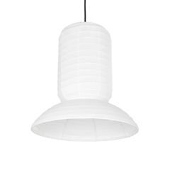 Κρεμαστό Φωτιστικό Οροφής με Ντουί 1 x E27 AC 220-240V IP20 - Λευκό - Μ40 x Π40 x Υ28cm