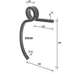 ΕΛΑΤΗΡΙΟ ΚΑΛΛΙΕΡΓΗΤΗ ΔΙΠΛΗΣ ΣΠΕΙΡΑΣ 20Χ20 BIANCHI