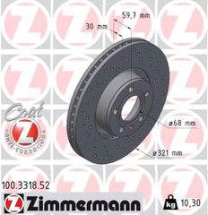 Zimmermann Δισκόπλακα - 100.3318.52