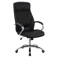 ΚΑΡΕΚΛΑ ΓΡΑΦΕΙΟΥ SHALY HM1098.01 PU ΣΕ ΜΑΥΡΟ 62x80x125Υεκ