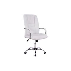 ΚΑΡΕΚΛΑ ΓΡΑΦΕΙΟΥ ANGEE HM1106.02 PU ΣΕ ΧΡΩΜΑ ΛΕΥΚΟ 58,5x70x120Yεκ