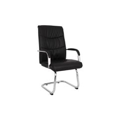 ΠΟΛΥΘΡΟΝΑ JACOB HM1045.11 ΜΑΥΡΟ PU ΜΕ ΒΑΣΗ ΧΡΩΜΙΟΥ 57x66,5x102 cm