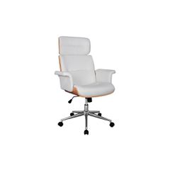 ΚΑΡΕΚΛΑ ΓΡΑΦΕΙΟΥ ΔΙΕΥΘΥΝΤΙΚΗ SUPERIOR PRO HM1108.02 SONAMA-ΛΕΥΚΟ PU 74x74x116Yεκ.