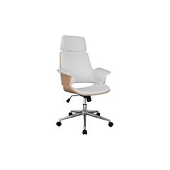 ΚΑΡΕΚΛΑ ΓΡΑΦΕΙΟΥ ΔΙΕΥΘΥΝΤΙΚΗ SUPERIOR PRO HM1110.02 SONAMA-ΑΣΠΡΗ 67x66x120 cm