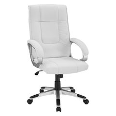 ΚΑΡΕΚΛΑ ΓΡΑΦΕΙΟΥ CHANDER HM1092.02 ΛΕΥΚΗ 63x66x116 εκ.