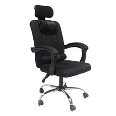 ΚΑΡΕΚΛΑ ΓΡΑΦΕΙΟΥ CRONER HM1196.01 ΜΑΥΡΟ MESH-ΜΕΤΑΛ.ΒΑΣΗ 58x99x120Υεκ.