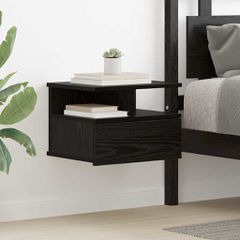 vidaXL Κρεβάτι με Float Μαύρη Οξυά 40 x 31 x 28 εκ Επεξεργασμένο ξύλο