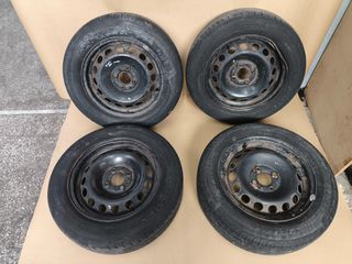 Ζαντολάστιχα σιδερενια 175/65R14 , 4x98 , ET35 , 5.5J με κεντρο ζαντας 58,1mm από Fiat 500 2007-2019(ΤΙΜΗ ΤΕΜΑΧΙΟΥ)