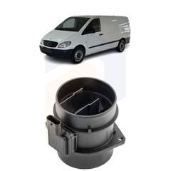 Μετρητής μάζας αέρα για Mercedes Vito (W639) Van 2004 2005 2006 2007 2008 2009 2010 2011 2012 2013 2014 2015 6510900048