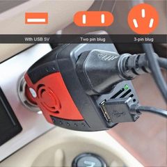 Πολυλειτουργικός Μετατροπέας 220V Οχήματος - Vehicle Multi-Function 220V Power Inverter 150W USB-A για Μετατροπή 12V DC σε 220V AC ( Κωδ.1-PER0142 )-thumb-4