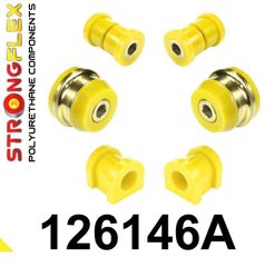 Strongflex Μπροστινο Κιτ Συνεμπλοκ Citroën C-Crosser (07-12),C4 Aircross (12-17),Mitsubishi Lancer IX (08-16),Outlander II (06-13),Peugeot 4007 (07-12) - 90Sha - 6 Τεμ. (126146A)