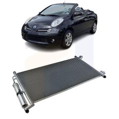 Ψυγείο A/C για Nissan Micra (K12) Cabrio 2002 2003 2004 2005 2006 2007 2008 2009 2010 92100AX800