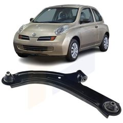 Ψαλίδι εμπρός αριστερό για Nissan Micra (K12) 2002 2003 2004 2005 2006 2007 2008 2009 2010 40160AX000
