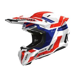Κράνος Μηχανής Off Road Airoh Twist 3 Dynasty μπλε/κόκκινο gloss