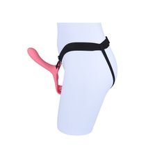 Τwiny Strap-on double vibrating harness liquid silicone usb-thumb-11