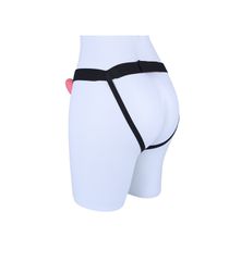 Τwiny Strap-on double vibrating harness liquid silicone usb-thumb-12