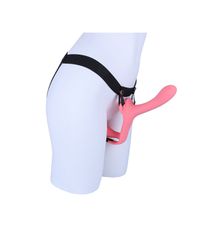 Τwiny Strap-on double vibrating harness liquid silicone usb-thumb-6