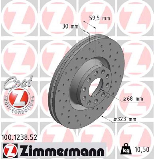 Zimmermann Δισκόπλακα - 100.1238.52