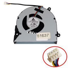 Ανεμιστηράκι Laptop - CPU Cooling Fan για Asus X75A XJ4 X75VD X75 F75A X75VD-TY056V X75VD-TY001V X75A-TY159H X75A-TY128H F75A-TY037D F75A-TY039V KSB06105HB 4pin ( Κωδ.81637 )