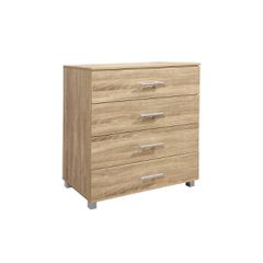 ΣΥΡΤΑΡΙΕΡΑ ΜΕΛΑΜΙΝΗΣ BRIANA HM2204.02 ME 4 ΣΥΡΤΑΡΙΑ SONAMA 75x40x83Y εκ.