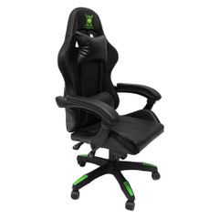 ΠΟΛΥΘΡΟΝΑ GAMING DARREN HM1203.03 ΜΑΥΡΟ-ΠΡΑΣΙΝΟ PVC 58.5x100x120Υεκ.