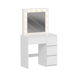 ΤΟΥΑΛΕΤΑ ΜΕ ΦΩΤΙΣΜΟ LED & ΣΥΡΤΑΡΙΑ KEITLIN HM2499.03 ΜΕΛΑΜΙΝΗ ΣΕ ΛΕΥΚΟ 80x40x140Υεκ.