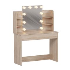 ΤΟΥΑΛΕΤΑ ΜΕ ΦΩΤΙΣΜΟ LED-ΡΑΦΙΑ-ΣΥΡΤΑΡΙΑ LAURYN HM2502.01 SONAMA 108x40x140Υεκ
